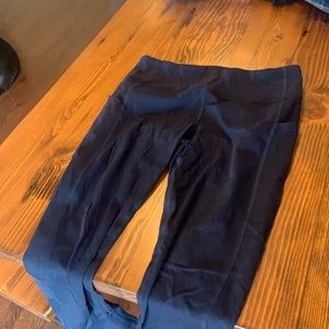 navy lulu 7/8 leggings